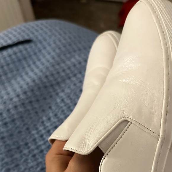 Porte & Paire White Backless Slip on Sneakers (exclusive to Net a Porter) - Picture 9 of 16